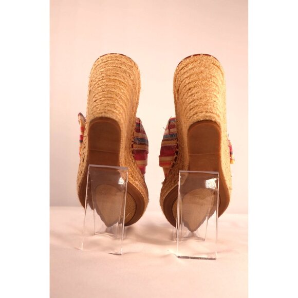 Sugar By Striped Knotted Wedge Sandals Size‎ 7.5 - Picture 5 of 8